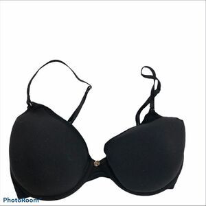Natori Black Lightly‎ Padded Bra Size 30C